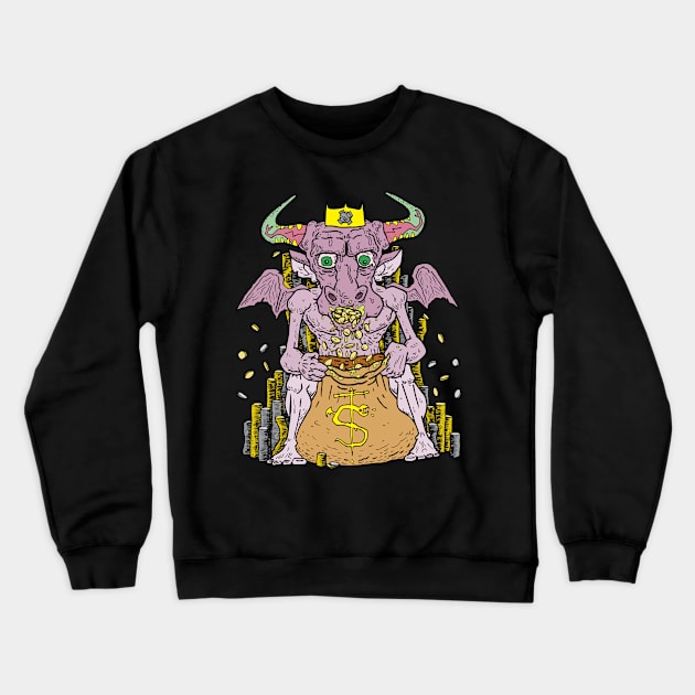 Zagan the Demon Crewneck Sweatshirt by Morgue Window Merch